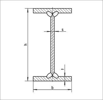 Балка стальная двутавровая
