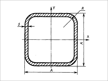 Труба 100х100х8 квадратная
