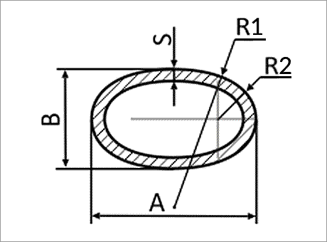 Труба овальная 22х14
